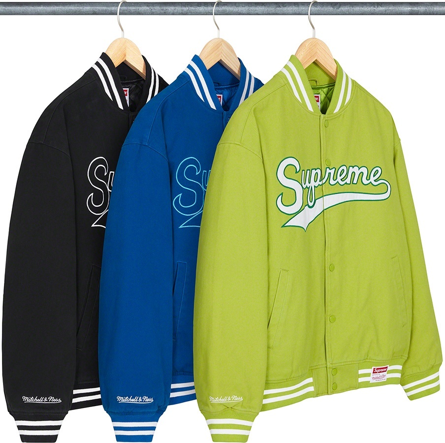 Supreme®/Mitchell & Ness® Doughboy Twill Varsity Jacket view 21